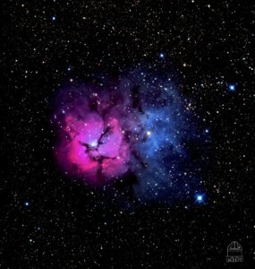 Observatorio Astronómico Nacional captura imágenes de la nebulosa Trífida