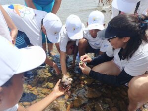 Estudiantes culminan exitosamente Ruta Científica Marina en la Estación Hidrobiológica de Turpialito
