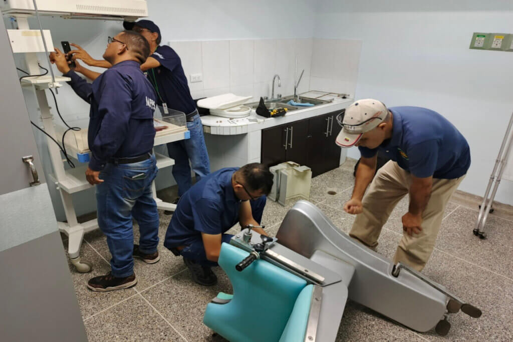Cayapa Heroica recupera equipos médicos de la Clínica Especializada Popular Arsenal en Aragua