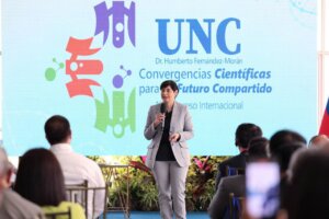 Lee más sobre el artículo Vicepresidenta sectorial Gabriela Jiménez invita a la consolidación de una agenda científica de cooperación