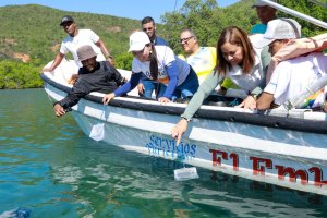 Lee más sobre el artículo Gobierno Nacional libera 470 caballitos de mar en el Parque Nacional Mochima en Sucre