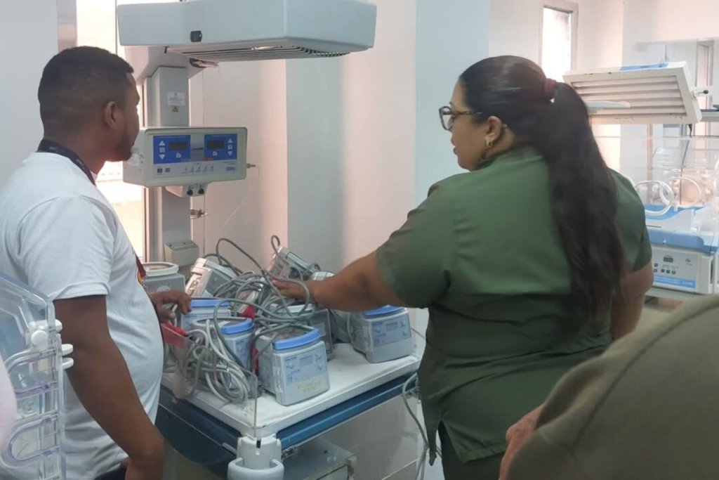 Plan Cayapa Heroica reactiva equipos críticos en la Unidad de Cuidados Intensivos Neonatales de Puerto Cabello