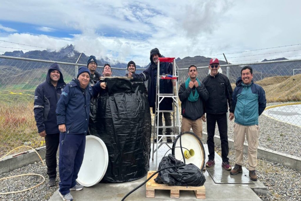 Instalado el primer detector Cherenkov de agua de Venezuela en el Observatorio Astronómico Nacional